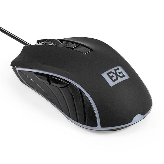 Exegate EX298899RUS Мышь ExeGate Gaming Standard SL-9064 (USB, оптическая, 3600dpi, 6D, 6 кнопок и колесо прокрутки, длина кабеля 1,5м, черная с подсветкой, RTL) фото 1