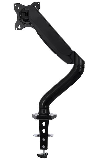 Кронштейн для мониторов ЖК Buro M1 черный 15"-32" макс.9кг крепление к столешнице поворот и наклон фото 4