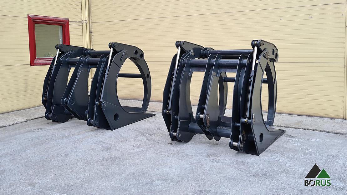 Лесозахват (бревнозахват) для фронтальных погрузчиков 3 или 5 т Jingong, Hyundai, Komatsu, Volvo, Doosan, SDLG, FOTON, LiuGong, XCMG, XGMA и др фото 2