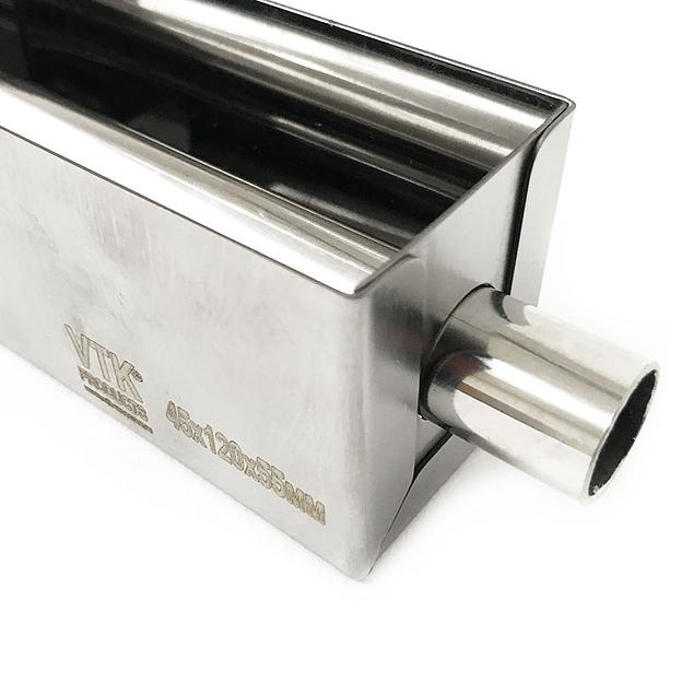 Форма для кекса с трубкой 120x45x55 мм нержавеющая сталь фото 3