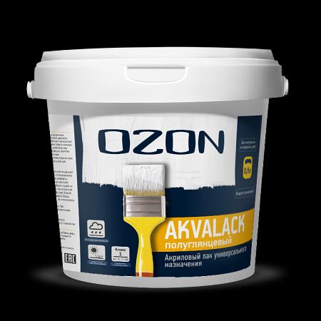 Лак акриловый по дереву для наружных работ OZON Akvalack АЛ-0,9 опт фото 1