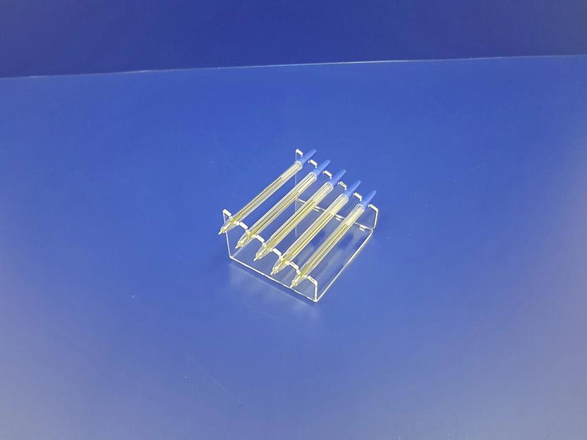 Подставка для ручек карандашей кистей 5 секции (горка прямая) фото 1