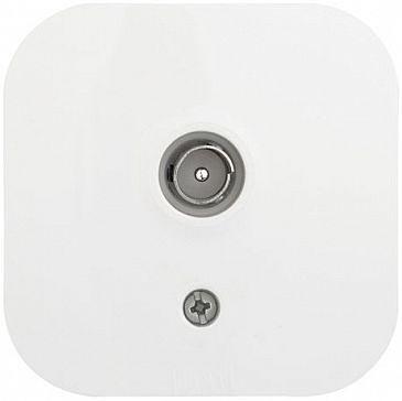 Розетка телевизионная Legrand Quteo (782215) откр. белый фото 3