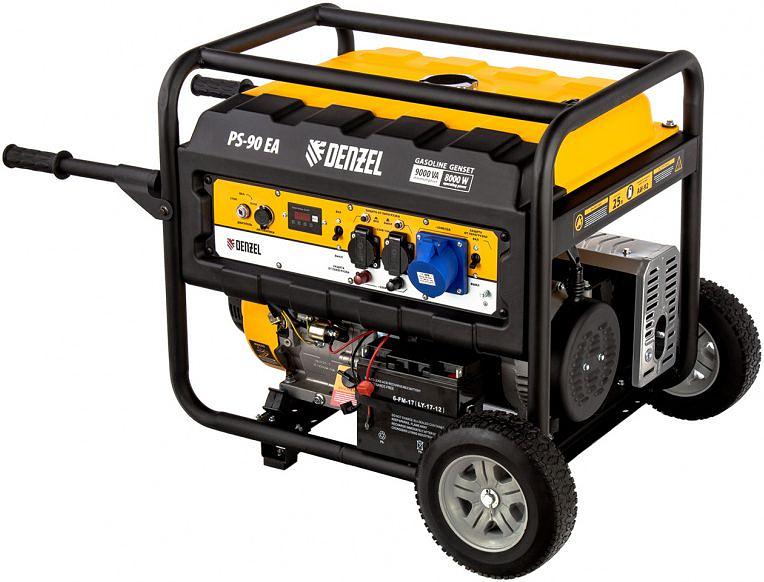 Генератор Denzel PS 90 EA 9кВт фото 5