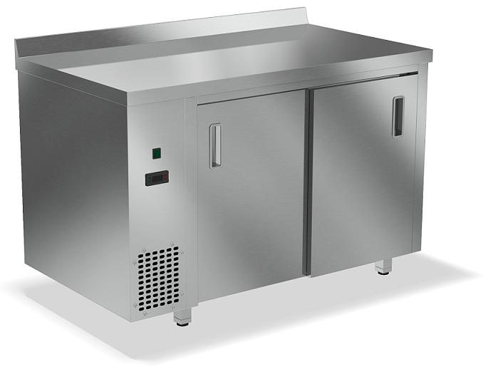 Тепловой стол кухонный с бортом, задняя стенка оцинкованная сталь СПС-224/2007Т (2000x700x850 мм) фото 1