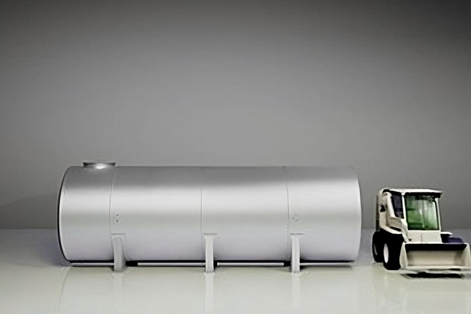 Резервуар горизонтальный стальной наземный / подземный РГС-30 м³ фото 1