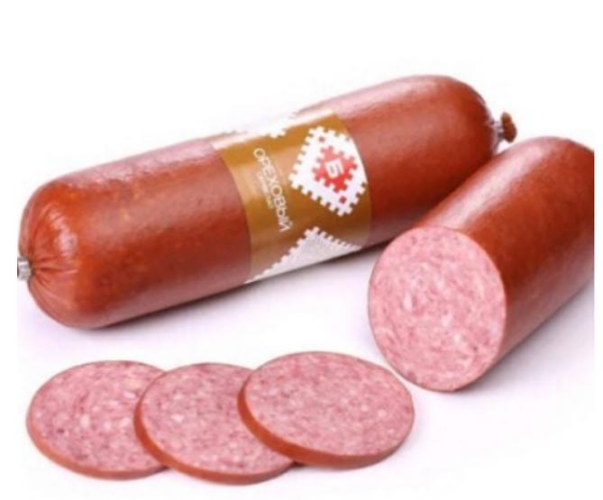 Колбаса в/к "Сервелат Ореховый" (Брест) фото 1