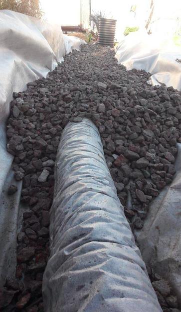 Дренажная система участка под ключ Ленинградская область фото 3