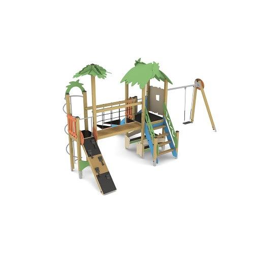 Игровой комплекс «Наш Двор», серия Тропика, артикул T1204 фото 1