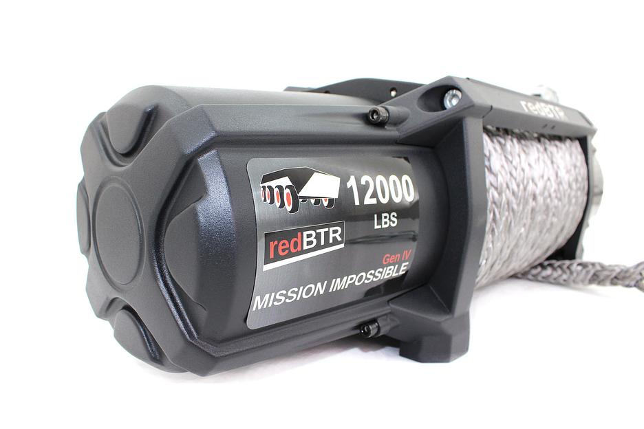 Лебедка автомобильная 12В 12000 lbs усиленная синтетика ОПТ фото 2