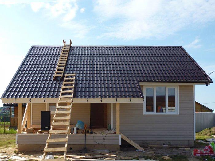 Проект каркасного дома «15588» под ключ фото 1