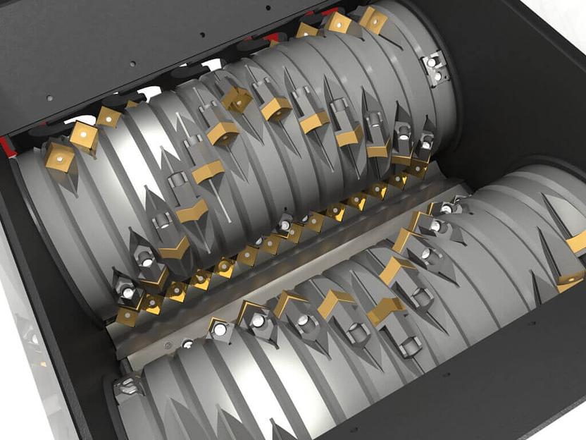 Двухроторный шредер «Raptor Pro» фото 5