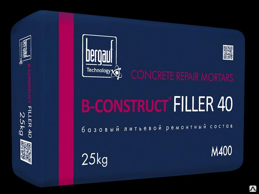 Ремонтная смесь B-Construct Filler 40 ОПТ фото 1