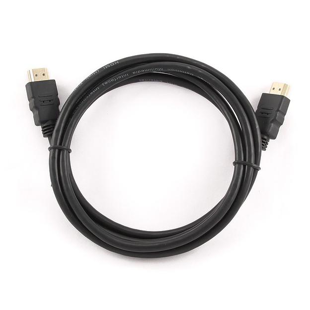 Кабель HDMI Gembird/Cablexpert CC-HDMI4-6 (1.8м, v2.0, 19M/19M, черный, позол.разъемы, экран, пакет) (CC-HDMI4-6) фото 2