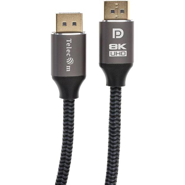 Кабель соединительный DP-DP 1.4V 8K@60Hz 1.5м, Telecom Pro VCOM Кабель Telecom DisplayPort (m)/DisplayPort (m) - 1.5 м (TCG750-1.5M) фото 3