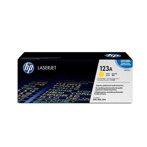 Картридж HP Q3972A (123A) Yellow фото 1