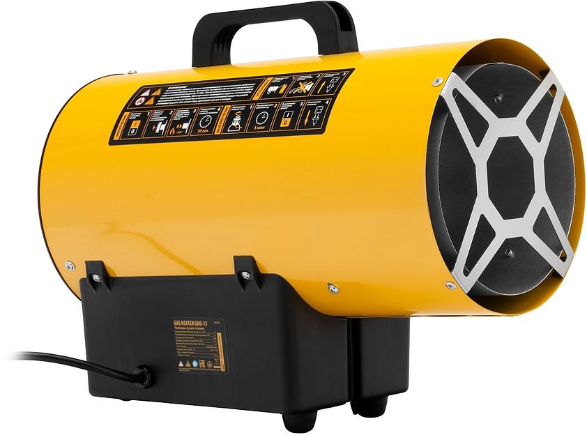 Тепловая пушка газовая Denzel GHG-15 15000Вт желтый/черный фото 9