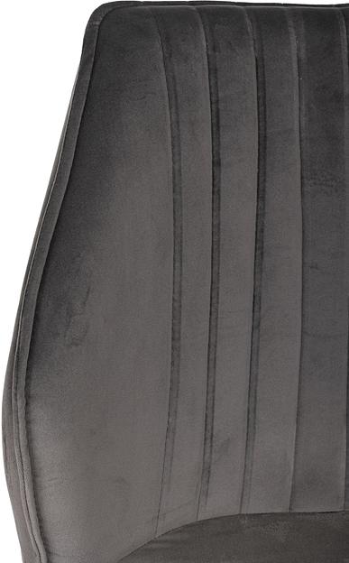 Стул для дома Бюрократ CH-K5_SP с повор.мех. т.серый Holland 18 металл черный на ножках (CH-K5_1/SP/HL18) фото 10