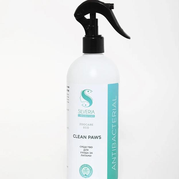 Спрей для лап заживляющий, антибактериальный, очищающий Silveria Zoo Care «Clean Paws» 500 мл фото 1