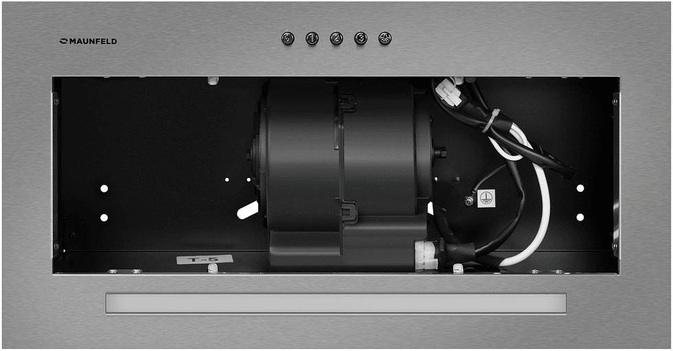 Вытяжка встраиваемая Maunfeld Crosby Hardy 1000Push серебристый управление: кнопочное (1 мотор) фото 7