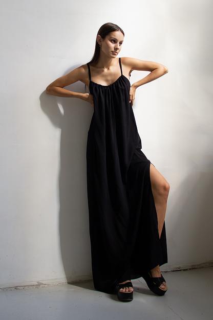 Сарафан длинный  TROPIC025/02/Черный  фото 2