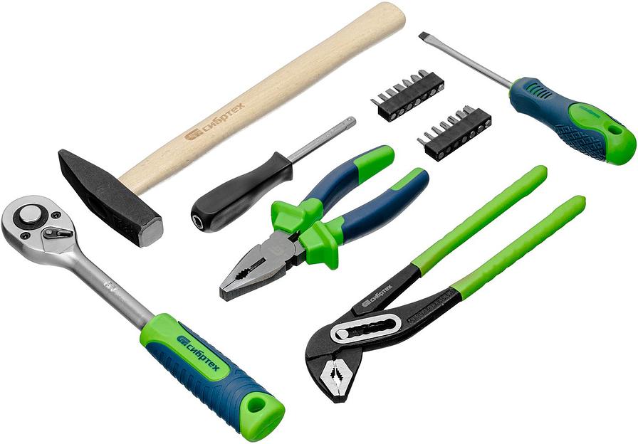 Набор инструментов Сибртех 13394 76 предметов (жесткий кейс) фото 6