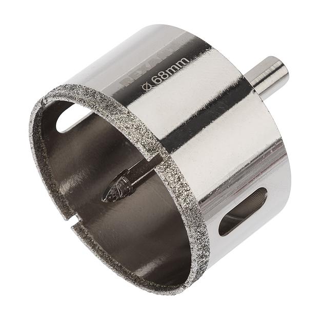 Коронка алмазная 68 мм с центровочным сверлом фото 1