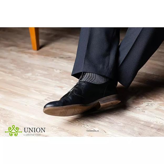 Носки мужские 10 пар «Графит полоска» ОПТ фото 3