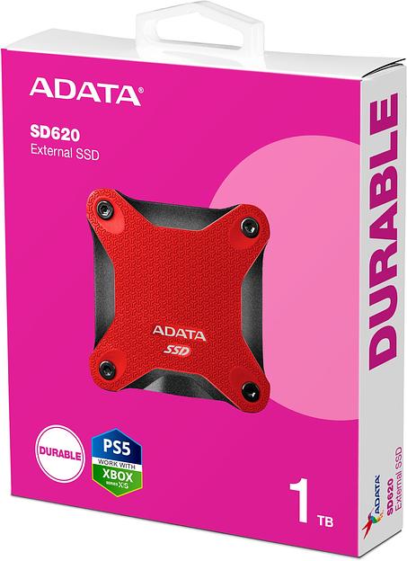 Накопитель SSD A-Data USB 3.1 1TB SD620-1TCRD SD620 2.5" красный фото 7