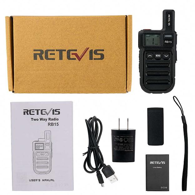 Рации Retevis R22615, черные, 2 шт фото 9
