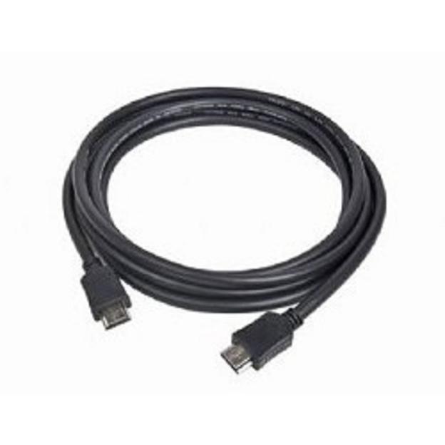 Кабель HDMI Gembird, 1.8м, v2.0, 19M/19M, черный, позол.разъемы, экран, пакет [CC-HDMI4-6] фото 1