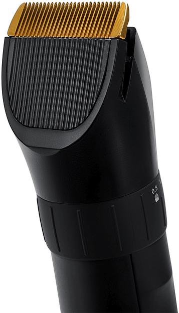 Машинка для стрижки Polaris PHC 3017RC Argan Therapy Pro черный/серебристый (насадок в компл:5шт) фото 3