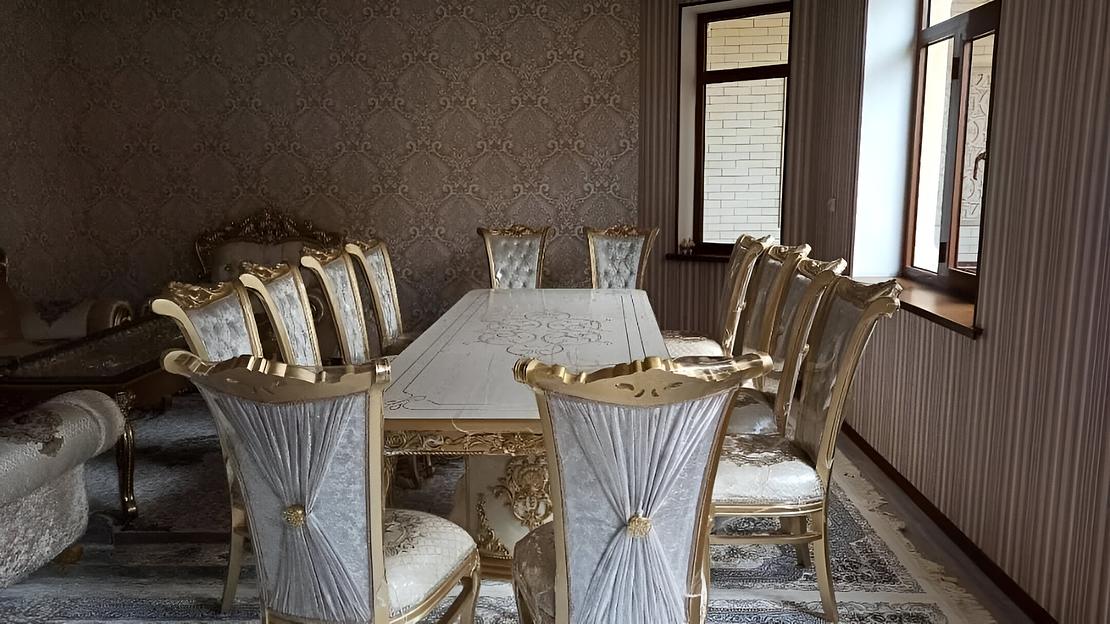 Стол обеденный в гостиную 1100х3200 мм, под заказ фото 2