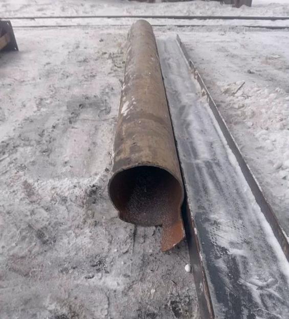 Труба 430х5500 мм б/у фото 1