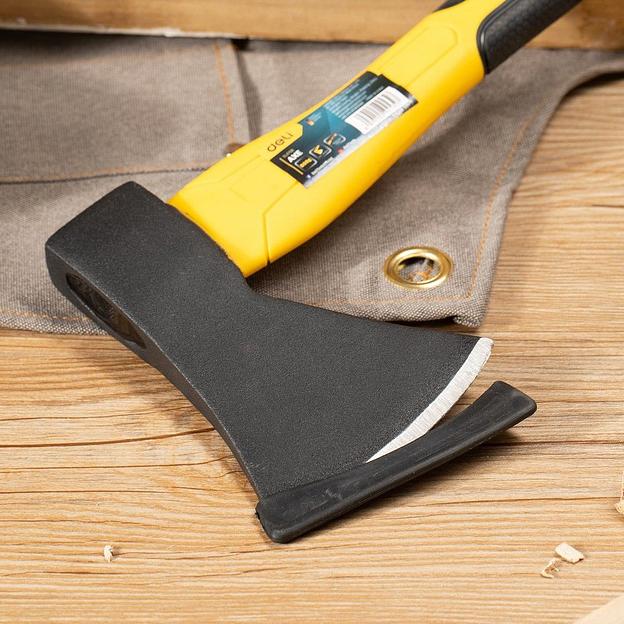 Топор Deli DL5709 800 грамм, фиберглассовая рукоять фото 2