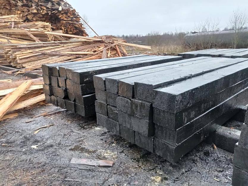 Шпалы пропитанные тип 1 и тип 2 опт фото 1
