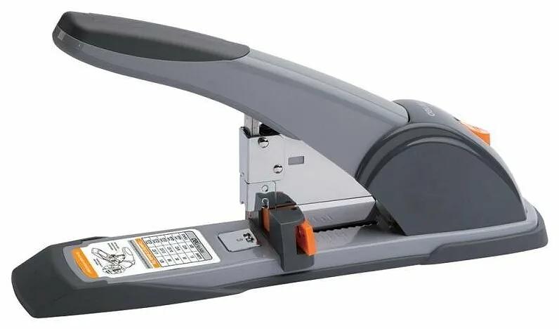 Степлер «DELI» до 120 листов, цвет: тёмно-серый ОПТ фото 1