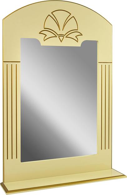 Зеркало-полка Аттика 85 DORATIZ 2711.124, бежевое, патина золото фото 2