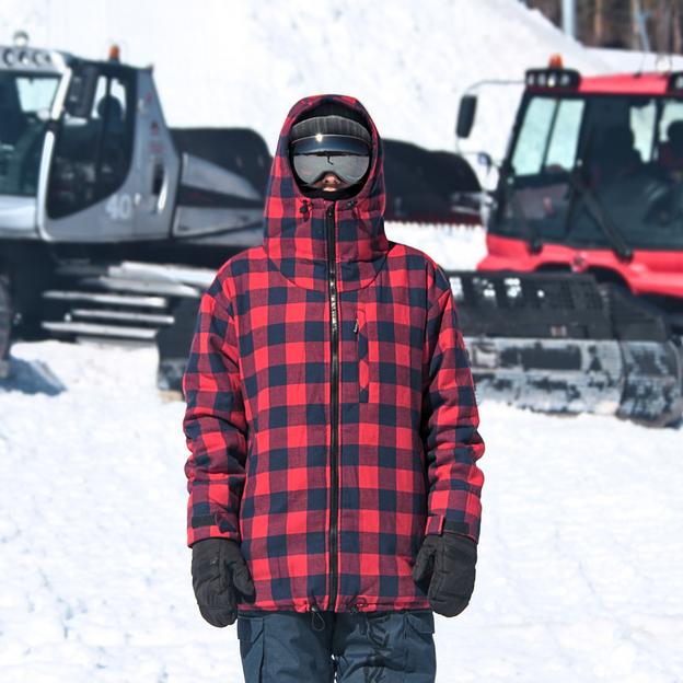 Сноубордическая куртка (парка) Bain Rebl красный, чёрный ОПТ фото 1