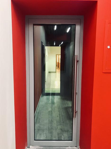 Дверь противопожарная алюминиевая ПСК 1-EIW30 фото 1