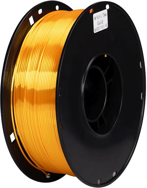 Пластик для принтера 3D Cactus CS-3D-PLA-1KG-S-GOLD PLA SILK d1.75мм 1кг L326м 1цв. фото 1