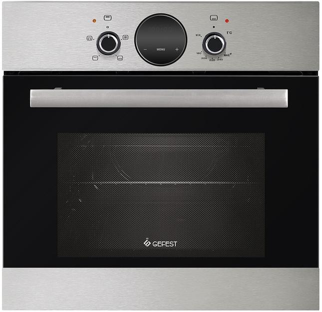 Духовой шкаф Газовый Gefest ДГЭ 601-02 Н7 нержавеющая сталь/черный фото 1