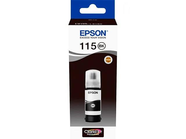 Контейнер с чернилами Epson 115 EcoTank Pigment Black ink bottle (C13T07C14A) фото 1