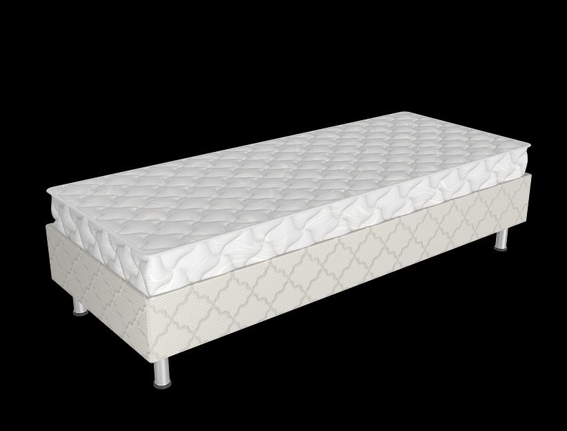 Комплект кровать Spring box СБ-200/90 бежевый с матрасом "ВЕРОНА" отеля фото 1