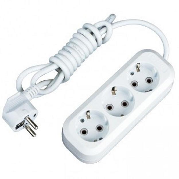 EKF UBA16-310-3-03 Удлинитель "Эксперт" 3 гнезда 3 метра 16А/3,5кВт с заземлением ПВС 3х1 EKF PROxima фото 1