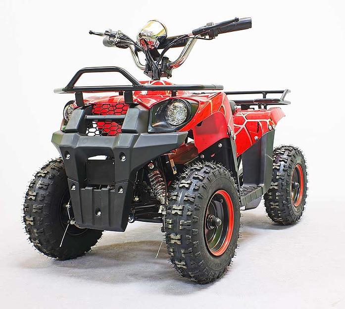 Квадроцикл GreenCamel Гоби K40 (36V 800W R6 Цепь) быстросъём, красный паук фото 1