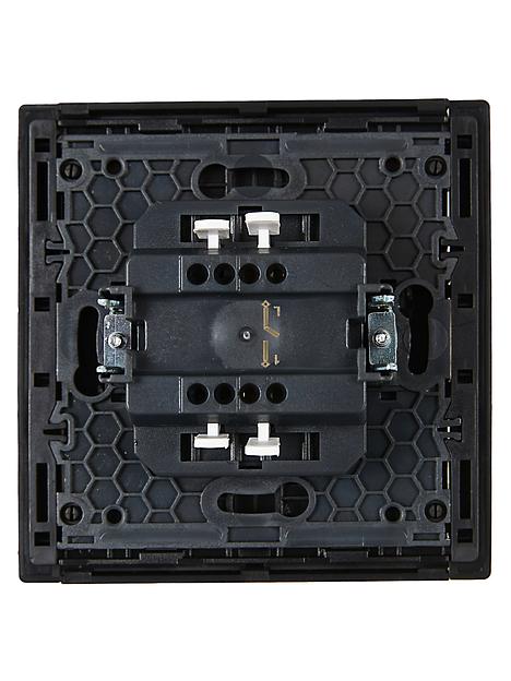 FORTE&PIANO Выключатель 1-клавишный 10А FP101 черный IEK фото 3