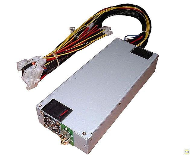Блок питания STC-24400II, 1U 400Вт, входное напряжение 24VDC. Длиной (глубиной) 250мм фото 1