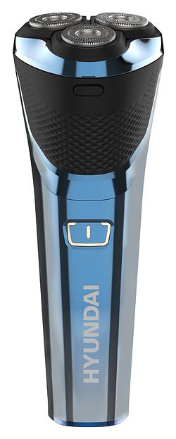 Бритва роторная Hyundai H-SH8089 реж.эл.:3 питан.:аккум. серебристый фото 1