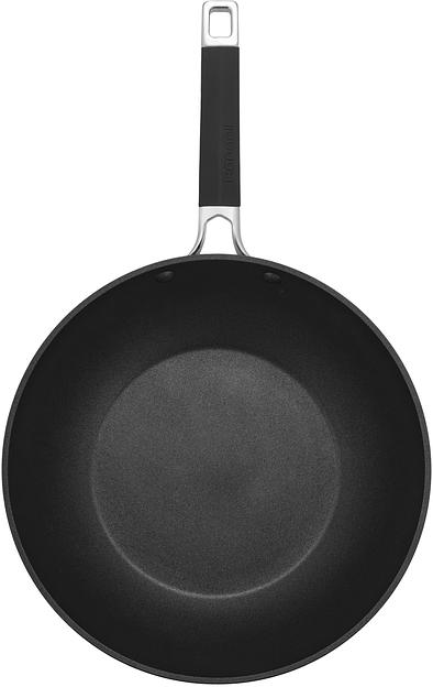 Сковорода ВОК (WOK) Rondell Stolz RDA-1771 круглая 28см покрытие: Xylan Plus ручка несъемная (без крышки) серый фото 3